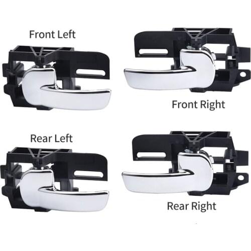 4Pcs Front/Rear Left/Right Door Handle Car Interior Door Handle 80670-JD00E 80671-JD00E For Nissan Qashqai 2007-2013