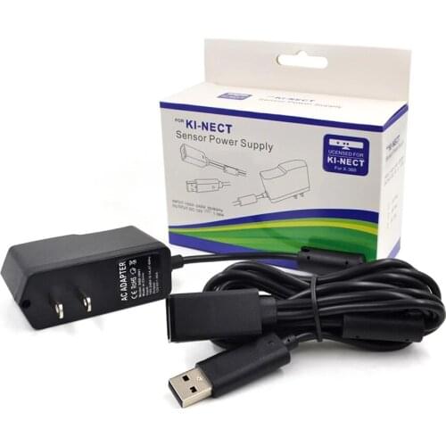 UK EU US Plug AC Adapter Replacement Charger USB Home Wall Charging Power Supply for Microsoft XBox360 Kinect Sensor 100V-240V