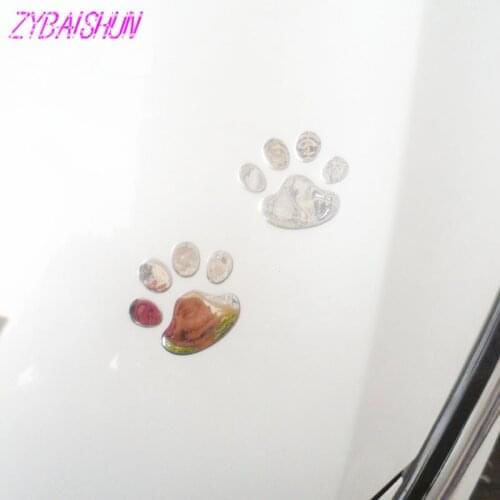 Car sticker classy design paw 3D animal Cat Bear traces stickers for Buick Regal Lacrosse Excelle GT/XT/GL8/ENCORE/Enclave/Envis