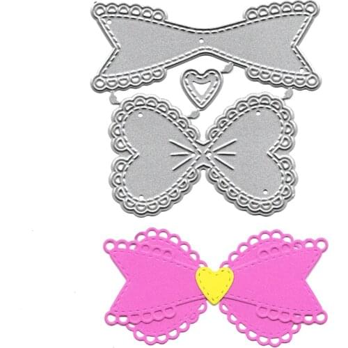 Bow Die Corte Morre Metal Cutting Dies for Scrapbooking New 2021 Photo Album Paper Card Making Decoration Mold DIY Handcraft