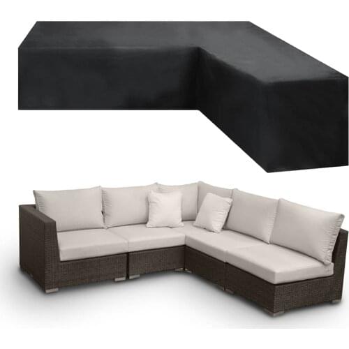 Patio Sofa Cover 100% Waterproof Outdoor Sectional Sofa Set Covers Lawn Patio Furniture Covers All-Purpose Dust Cover