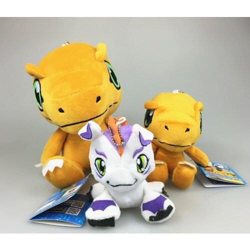 Digimon Adventure Action Figure Agumon Patamon Gabumon Cute Plush Toys Children Gifts