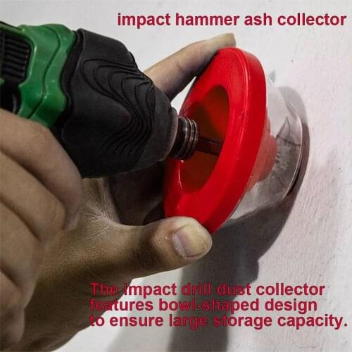 Electric Drill Dust Cover Plastic Impact Hammer Ash Collector Impact Drill Dust Collector Household Hand Power Tool Accessory