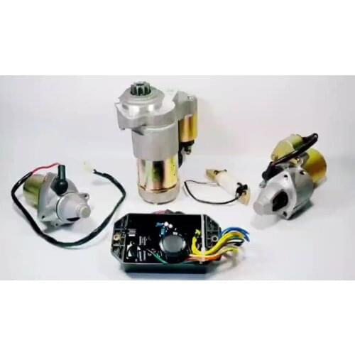 ELECTRIC START KIT FOR YAMAHA 4 STORE 15/18HP OUTBOARD WITH FLYWHEEL STARTER MOTOR CABLE SWITCH CHARGE COIL