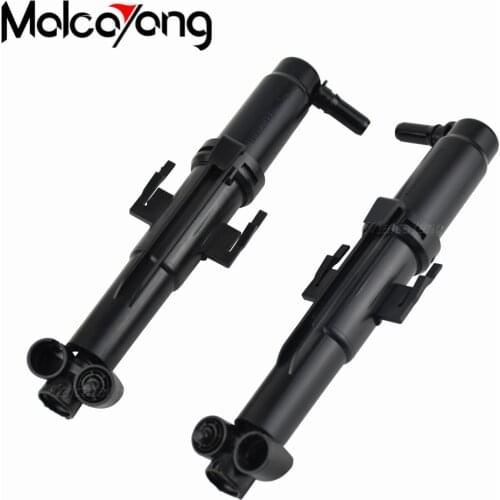 Left Right Pair Headlight Sprayer Headlamp Washer Nozzle Jet for BMW X3 F25 F26 X4 2014-2016 LH 61677357001 RH 61677357002