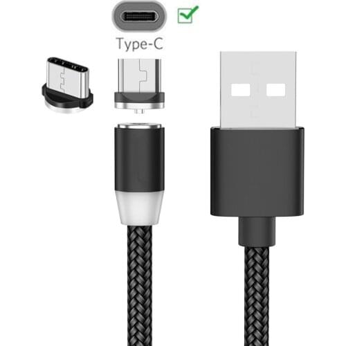 USB-C Magnetic Cable USB Type C Cable Magnet Charger For Samsung A80 A70 A60 A50 A30 A20E M40 A5 A7 2017 Google Pixel 3a 3 2 XL