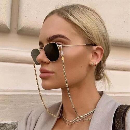 Fashion Reading Glasses Chain for Women Metal Sunglasses Cords Eyeglass Lanyard Hold Straps Eyewear Retainer