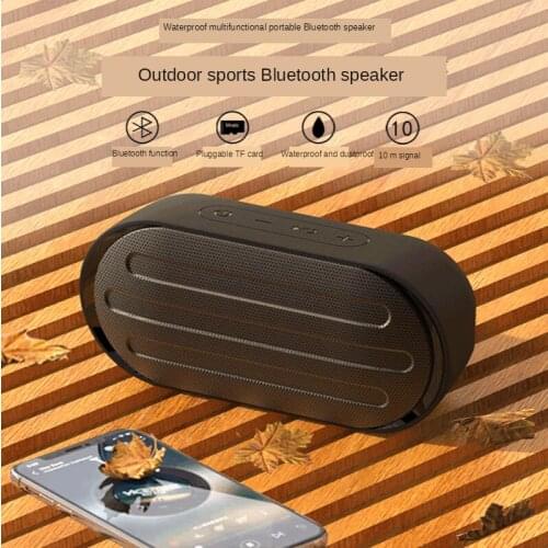 2021 new outdoor Bluetooth speaker waterproof dual speakers large volume overweight subwoofer portable wireless audio