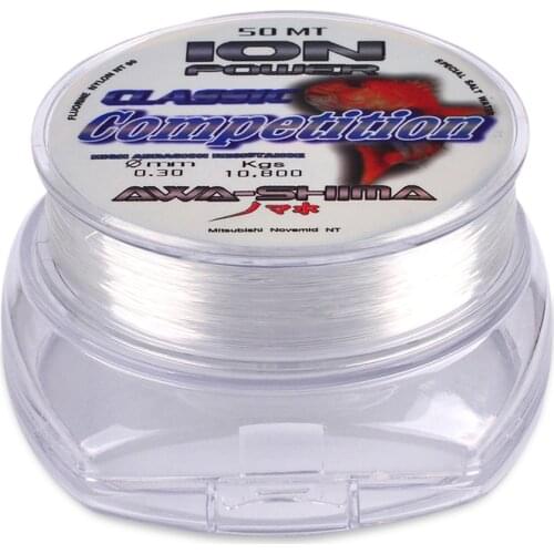 50m Fishing Line Monofilament Nylon Strong Transparent Carp Fishing Wire Fishing Tackle Accessories for Ocean Boat Fishing