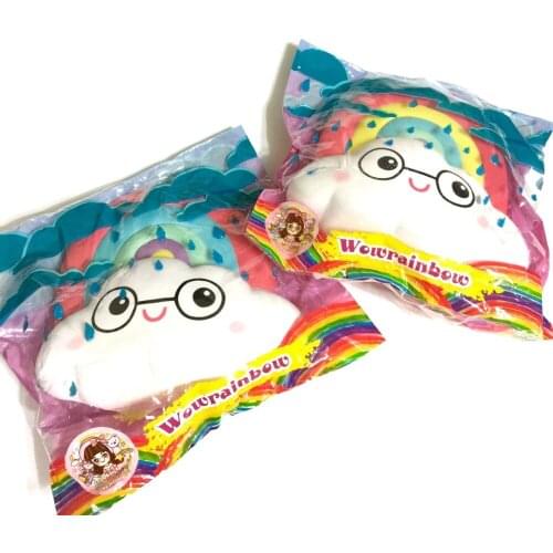 Squishy wowpony rainbow cloud slow rising gift