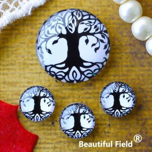 12mm 25mm 14mm 16mm 18mm 20mm Photo Glass Cabochons Round Cameo Set Handmade Settings Stone Magic SR1149