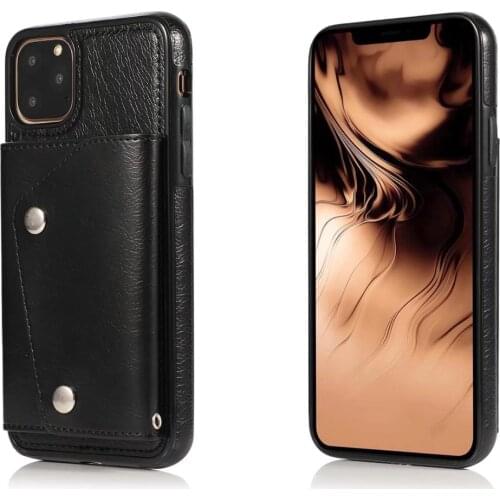 Stylish multi-card position for iPhone 11 11Pro 11Promax mobile wallet 360 degree protection design for iPhone 8plus phone case