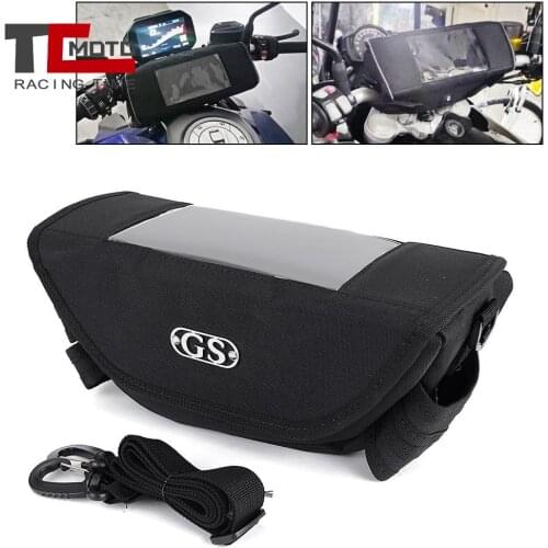 Motorcycle Handlebar Travel Navigation Bag For BMW R1200GS R1250GS ADV F700GS F750GS F800GS S1000XR R nineT Honda Africa Twin