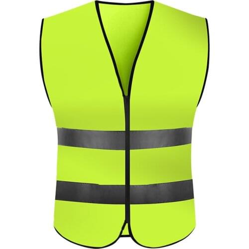 KAWOSEN Highlight Reflective Night Work Security Running Cycling Safety Reflective Vest High Visibility Reflective Safety Jacket