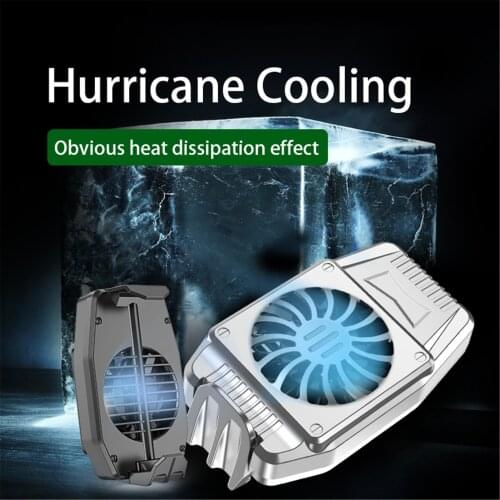 Universal Mobile Phone USB Game Cooler System Cooling Fan Turbo Hurricane Gamepad Holder Stand Radiator For IPhone/Samsung/Xiaom