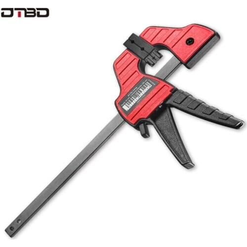 4 Inch Quick Ratchet F Clamp Heavy Duty Wood Working Work Bar Clamp Clip Kit Woodworking Reverse clamping 30x100mm