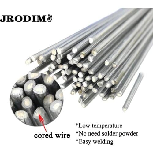 10/20pcs Welding Rods 33cm 1.6/2.2mm Powder Cored Aluminum Welding Rod Low Temperature No Need Solder Powder Accessories Tools