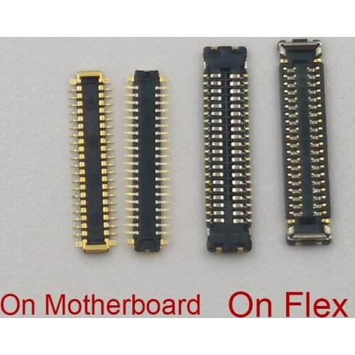 10Pcs 40pin LCD Display FPC Connector On Motherboard For Xiaomi 10 10PRO 9 CC9 A3 Lite Mi9 Lite 9 SE 9SE Screen Flex Plug Port