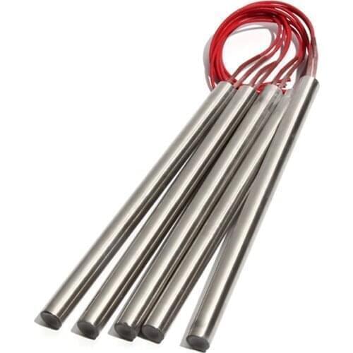 2PCS 20mm 380~500mm Electric Mould Cartridge Heater 201 Stainless Steel 1900W/2000W/2100W/2200W/2500W Cylindrical Heating Tube