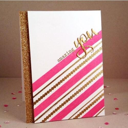 3pcs/Set Fancy Words Thanks You Congrats Metal Cutting Dies Stencil for DIY Scrapbooking Photo Album Embossing Paper Cards Craft