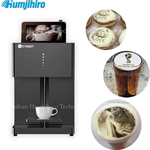 3D Coffee Printer Latte Art Printer Machine Automatic Beverages Food Selfie With WIFI Print Edible Ink Cartridge Free Shipping