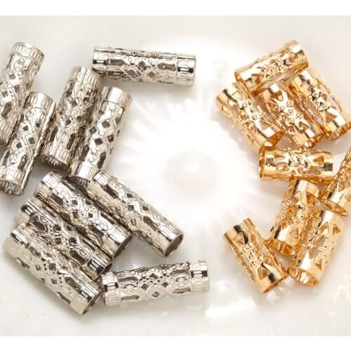 50 pcs Hollow elegnat connectors bracelet spacer bead For Jewelry Making high quality Spacers DIY Accessories