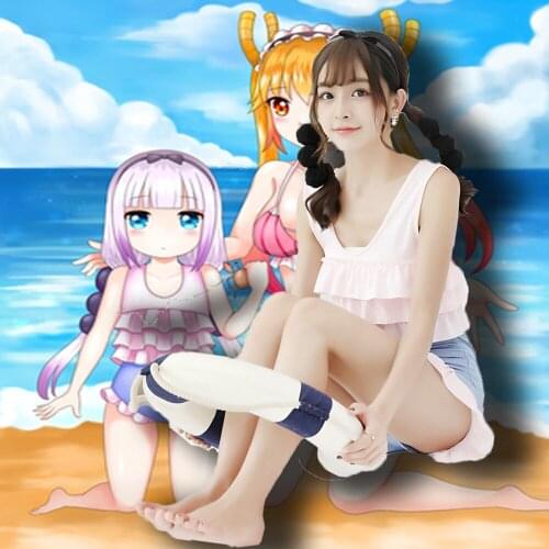 Anime Kobayashi-san Chi no Maid Dragon Cosplay Costumes Miss Kobayashis Dragon Maid Kanna Kamui Swimsuit Uniform