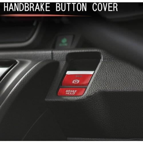 Car Parking Brake Handbrake Automatic Parking Decoration Cover P Button Sticker for Honda N-One 2021