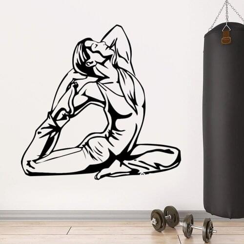 Diy Fitness Decal Decor Fashion Wall Sticker For Gym Room Decor Wall Stickers Cartoon Smooth Wall Glass Metal Wood Etc Pattern