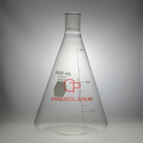 Flask,Erlenmeyer,Heavy Wall,45/50 joint,6000mL