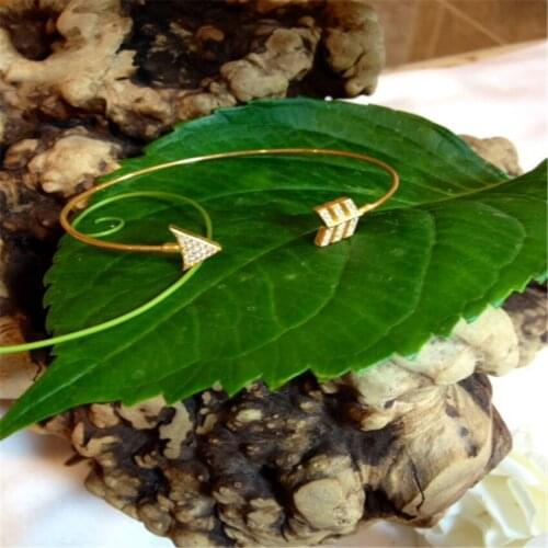 HOT fashion pretty Arrow Cuff Bangle For Lovers Best Gift for women beautiful christmas jewelry