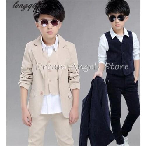 Longqibao Boys' Three-piece Suits China