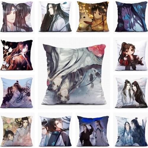 Modaozushi Anime Handsome Home Textile Christmas Pillow Case Custom Decorative Cushion Covers Sofa Pillowcase Houseware Room A01