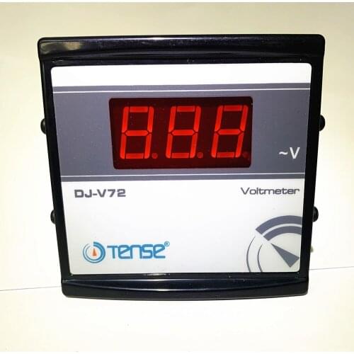 TENSE DJ-V72 Slim Compact 72*72 Digital Single Phase AC Voltmeter(TRUE RMS)
