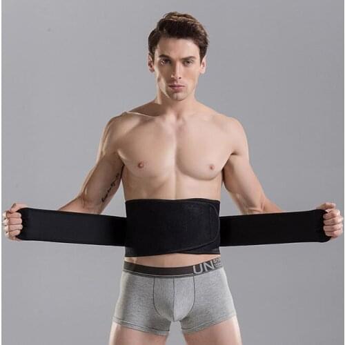 2016 new men and women exercise weight loss burn body shaper workout gym fitness belt lumbar support neoprene waist trimmer belt