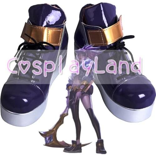 Game LOL KDA Ahri Cosplay Shoes Boots Cosplay Costume Accessories For Women Shoes Custom Made Halloween Party Shoes