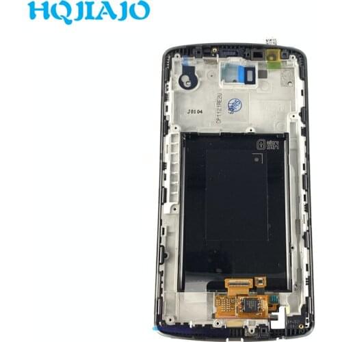 1 PCS Original For LG G3 D850 D851 D855 LCD Display Touch Screen Digitizer Assembly with Frame LCD Display Screen Replace