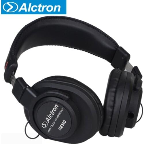 Alctron HE360 head-mounted high quality studio headphone portable HIFI foldable closed recording monitoring headphone