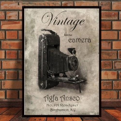 Poster HD Printmaking Vintage Camera Classic History Customization Modern Painting Canvas Art Mural Room Retro Decoration