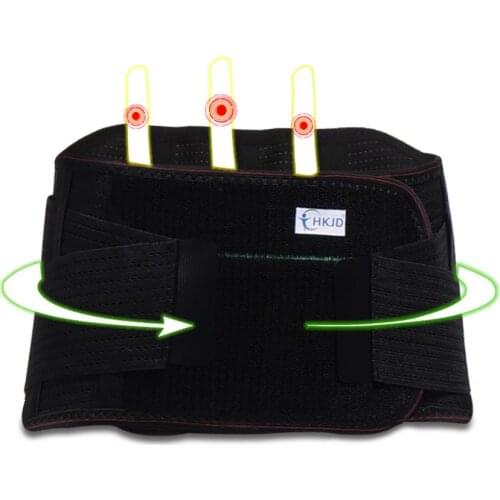 Adjustable Breathable Warm Tourmaline Self-heating Back Brace Waist Belt Spine Support Lumbar Back Support For Men Women