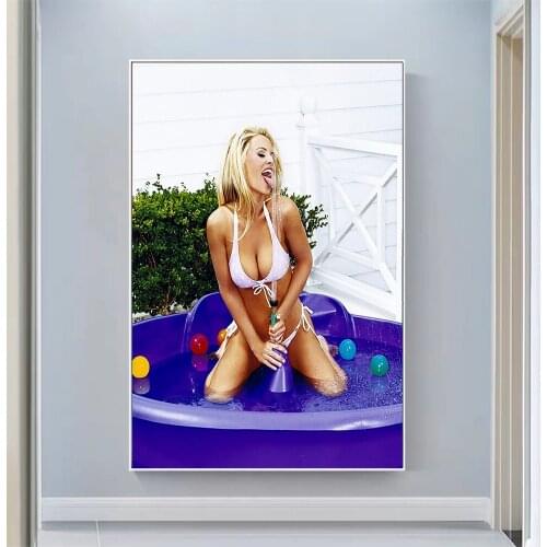 Silk Cloth Wall Poster Jenny McCarthy Sexy Model Star Art Home Decoration Gift
