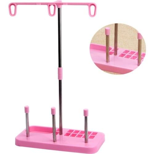 Sewing Machine Universal Thread Stand Plastic 3 Spools Holder Household Thread Holder for Sewing Embroidery