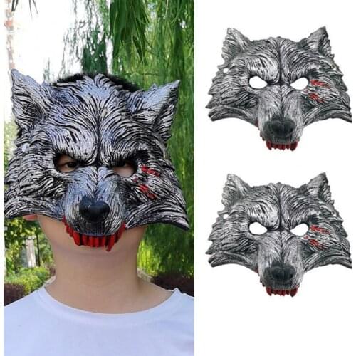 Three-dimensional Halloween Masque Environmental High Simulated Halloween Wolf Masque Prop for Home