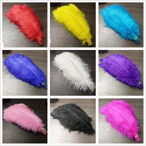 Wholesale 50pcs Beautiful Natural Ostrich Feathers 18-20 inch/45-50 cm For DIY Jewelry Craft Making Decoration