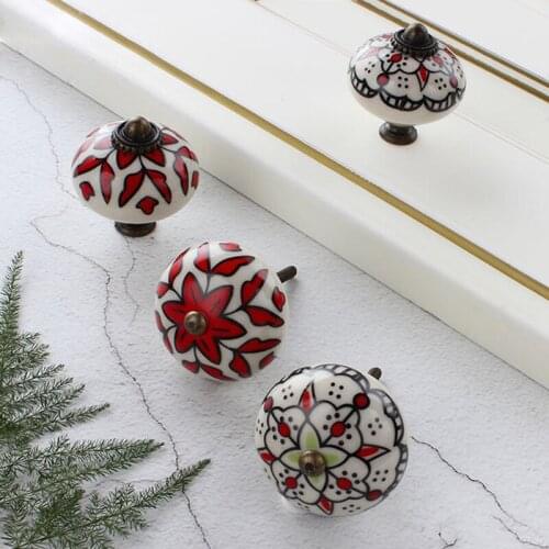 2pcs Free Shipping 5"Modern simple Ceramic single hole handles High grade Dresser Cabinets pulls European wardrobe drawer knobs