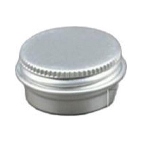 5G 5ML Aluminum Jar, Tin Metal Pot with Screw Lid, Small Aluminum Case, Cosmetics Cream Sample Packing Container, 100pcs/lot