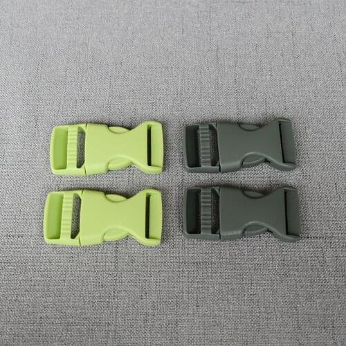 50 Pcs/Lot 20mm Colourful Plastic Release Buckle Strap For Bag Dog Collar Necklace Bracelet Paracord Sewing Accessory