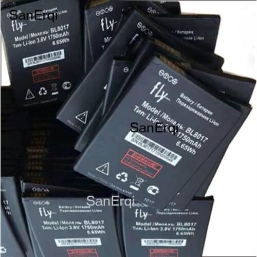 For fly BL8017 battery Mobile Phone 1750mAh Baterie in stock with tracking number SanErqi
