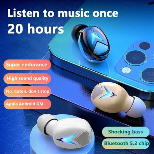 S600 Mini Wireless Headset Bluetooth-compatible 5.2 Stereo Headset Single Head Headset With Microphone Waterproof Headset 2021