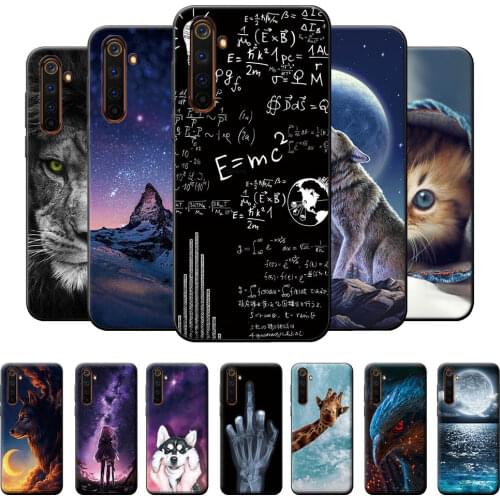 Case For Realme 6 Case Realme 6i TPU Back Cover on Realme 6 Pro Soft TPU Silicone Phone Case For OPPO Realme 6 6i 6Pro Coque Fox